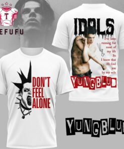Yungblud Don't Feel Alone 2026 Unisex White T Shirt