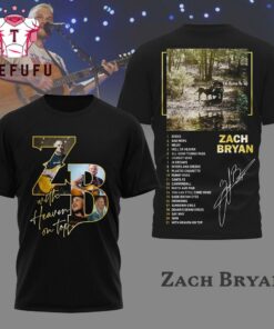 Zach Bryan With Heaven On Top Black 3D Shirt