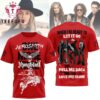 Aerosmith Yungblud One More Time 2026 Red T Shirt