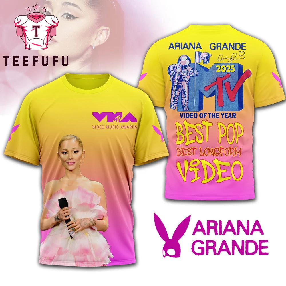 Ariana Grande MTV Video Music Awards 2025 3D Shirt