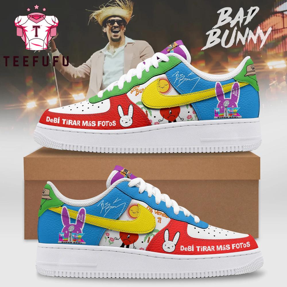 Bad Bunny 2026 Super Bowl Air Force 1 Shoes Sneaker