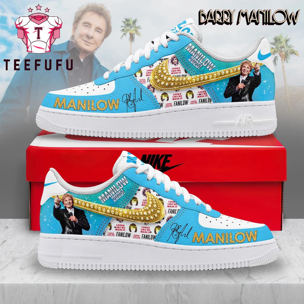 Barry Manilow 2026 Music Signature Air Force 1 Shoes Sneaker