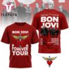 Bon Jovi 2026 Forever Tour Unisex Red T Shirt