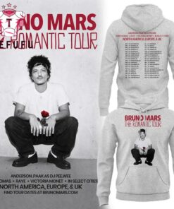 Bruno Mars The Romantic Tour 2026 Special New Hoodie