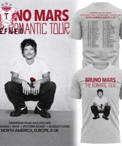 Bruno Mars The Romantic Tour 2026 Special New T Shirt