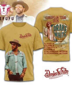 Drake White European Tour 2026 Limited T Shirt