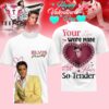 Elvis Presley Happy Valentine’s Day 2026 White 3D Shirt