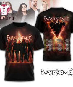 Evanescence Music Graphic 2026 Tour 3D Shirt