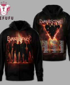 Evanescence Music Graphic 2026 Tour Hoodie