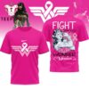 Fight Like a Wonder Woman Pink 3D Shirt