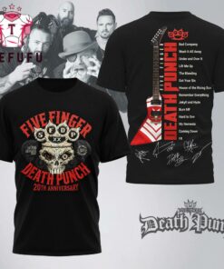 Five Finger Death Punch 20th Anniversary 2026 T Shirt
