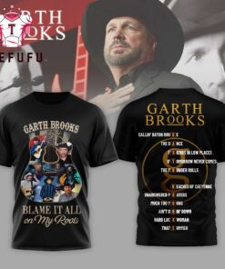 Garth Brooks Blame it All on My Roots 2026 3D Shirt