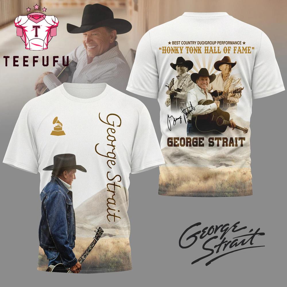 George Strait Music Signature 2026 3D Shirt