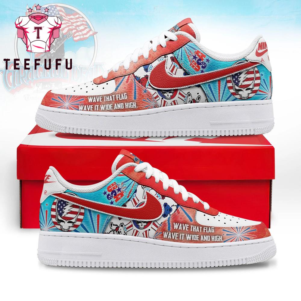 Grateful Dead Wave That Flag 2026 Air Force 1 Shoes Sneaker