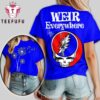 Grateful Dead Weir Everywhere 2025 Blue T Shirt