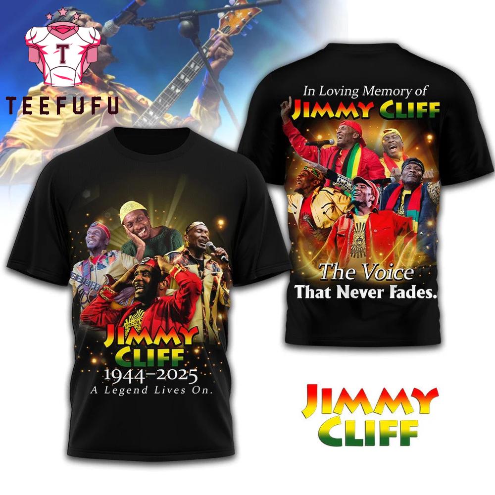 In Loving Memory of Jimmy Cliff 2026 New 3D Shirt