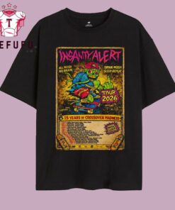 Insanity Alert 15 Years Of Crossover Madness 2026 T Shirt