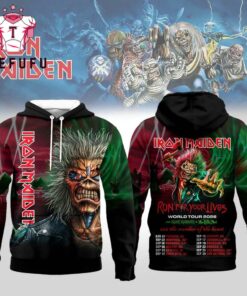 Iron Maiden Run For Your Lives 2026 Tour Limited Hoodie
