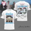 Jonas Brothers Greetings from Your Hometown 2025 Tour White 3D Shirt