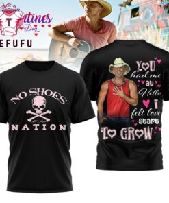 Kenny Chesney No Shoes Happy Valentine’s Day 2026 Black 3D Shirt