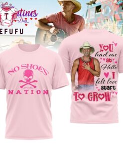 Kenny Chesney No Shoes Happy Valentine’s Day 2026 Pink 3D Shirt
