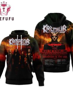 Kreator Krushers of the USA 2026 Tour Hoodie