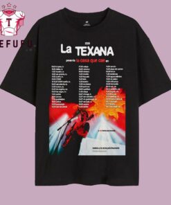La Texana LA CASA QUE CAE EN VIVO 2026 Tour T Shirt