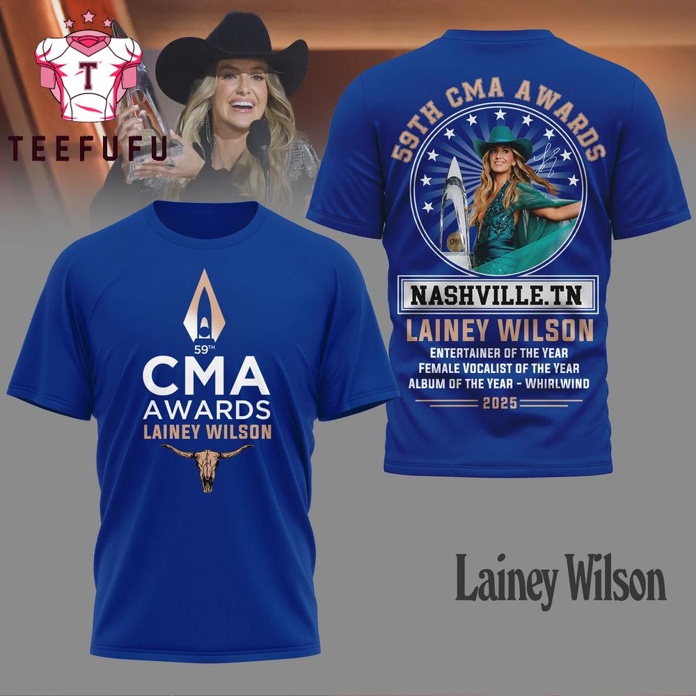 Lainey Wilson 2025 CMA Awards Limited Edition 3D Shirt