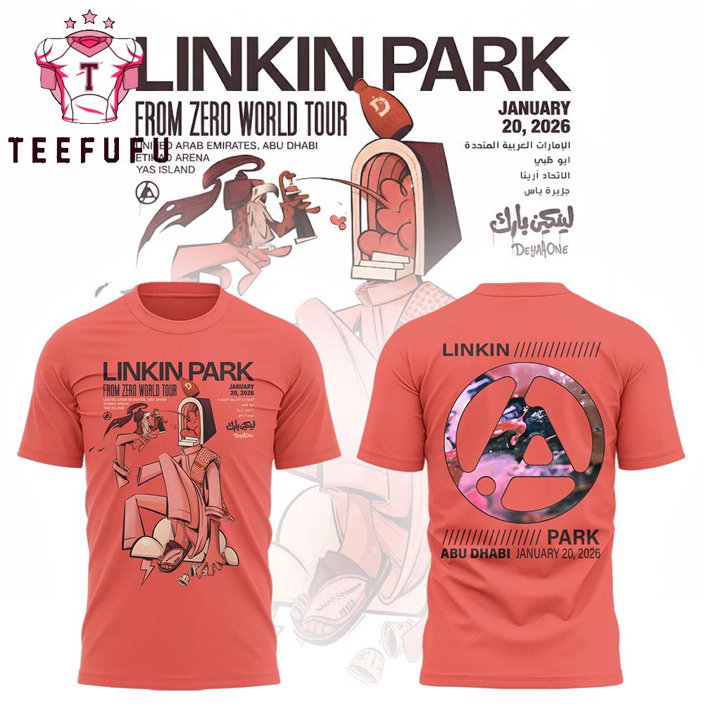 LINKIN PARK From Zero World Tour 2026 New Design T Shirt