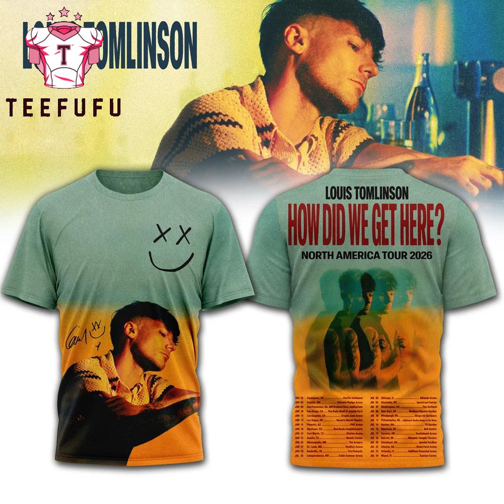 Louis Tomlison How Did We Get Here Tour 2026 T Shirt