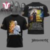 Megadeth this Was Our Life 2026 Tour New 3D Shirt