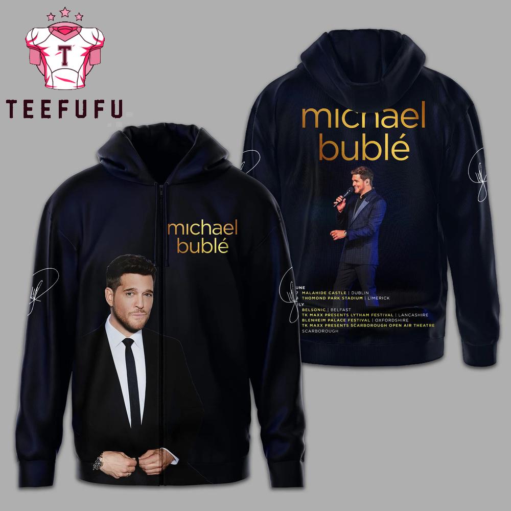 Michael Buble Graphic Signature Special New Hoodie