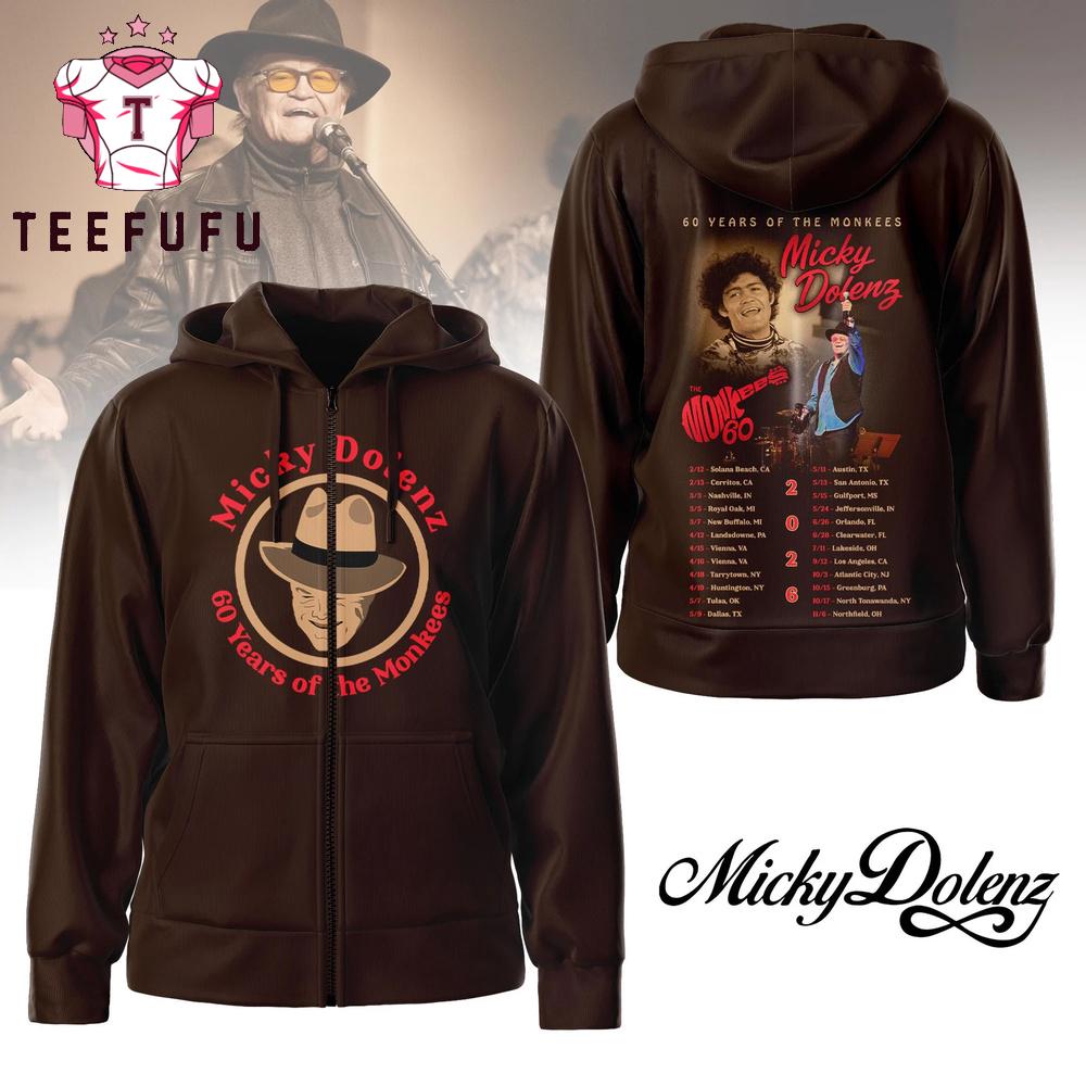 Micky Dolenz 60 Years of the Monkees 2026 Hoodie