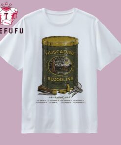 Muscadine Bloodline Longleaf Lo-fi Tour 2026 T Shirt