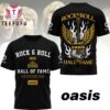 Oasis Rock & Roll Hall of Fame 2025 Black 3D Shirt