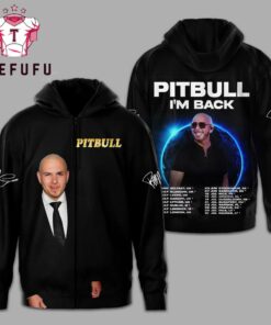 Pitbull I'm Back 2026 Tour Hoodie