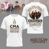 Red Clay Strays 2025 CMA Awards White 3D Shirt