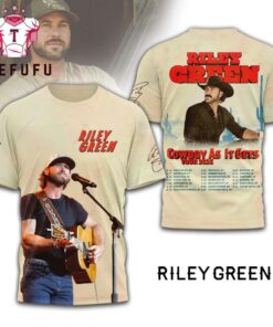 Riley Green Cowboy as it Gets Tour 2026 3D Shirt