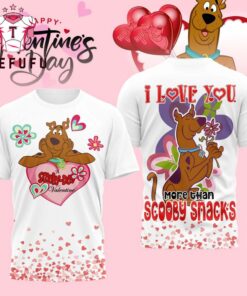 Scooby-Doo Happy Valentine’s Day 2026 White 3D Shirt