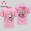 Snoopy Character Happy Valentine’s Day 2026 Pink 3D Shirt