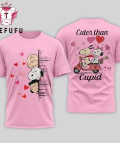 Snoopy Character Happy Valentine’s Day 2026 Pink 3D Shirt
