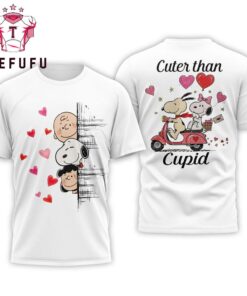 Snoopy Character Happy Valentine’s Day 2026 White 3D Shirt