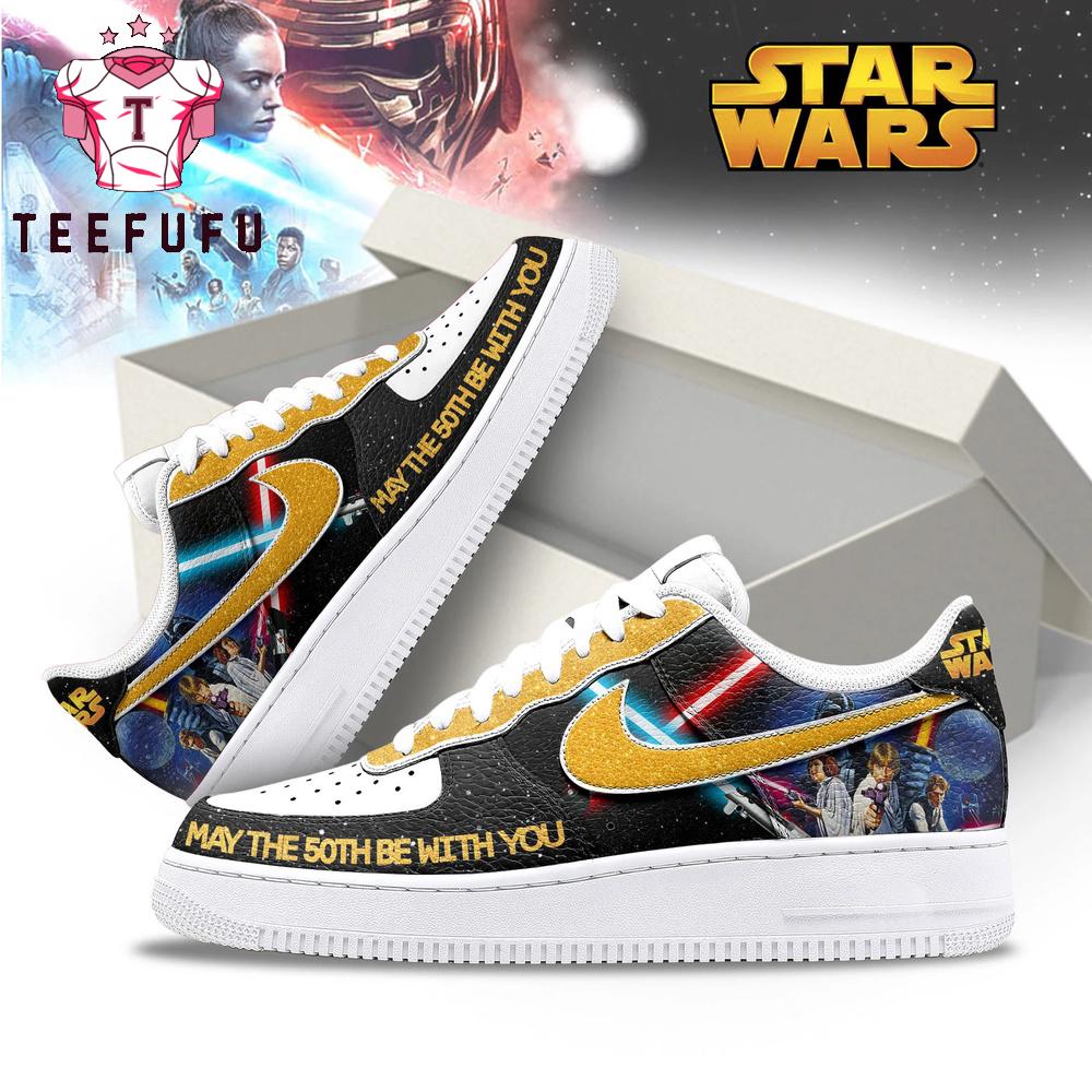 Star Wars May the 50th Be With You 2026 Air Force 1 Shoes Sneaker