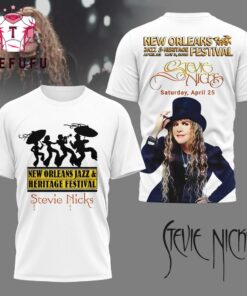 Stevie Nicks 2026 Festival White 3D Shirt