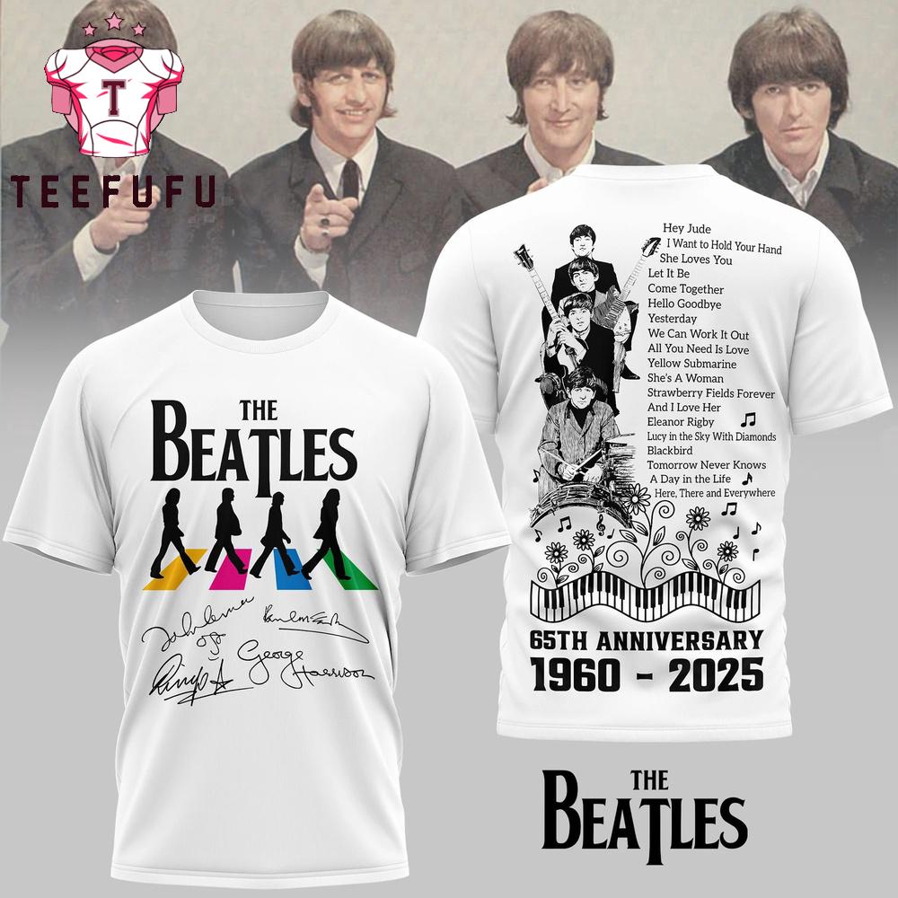 The Beatles 65th Anniversary Special New 3D Shirt
