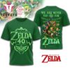 The Legend of Zelda 40th Anniversary T Shirt