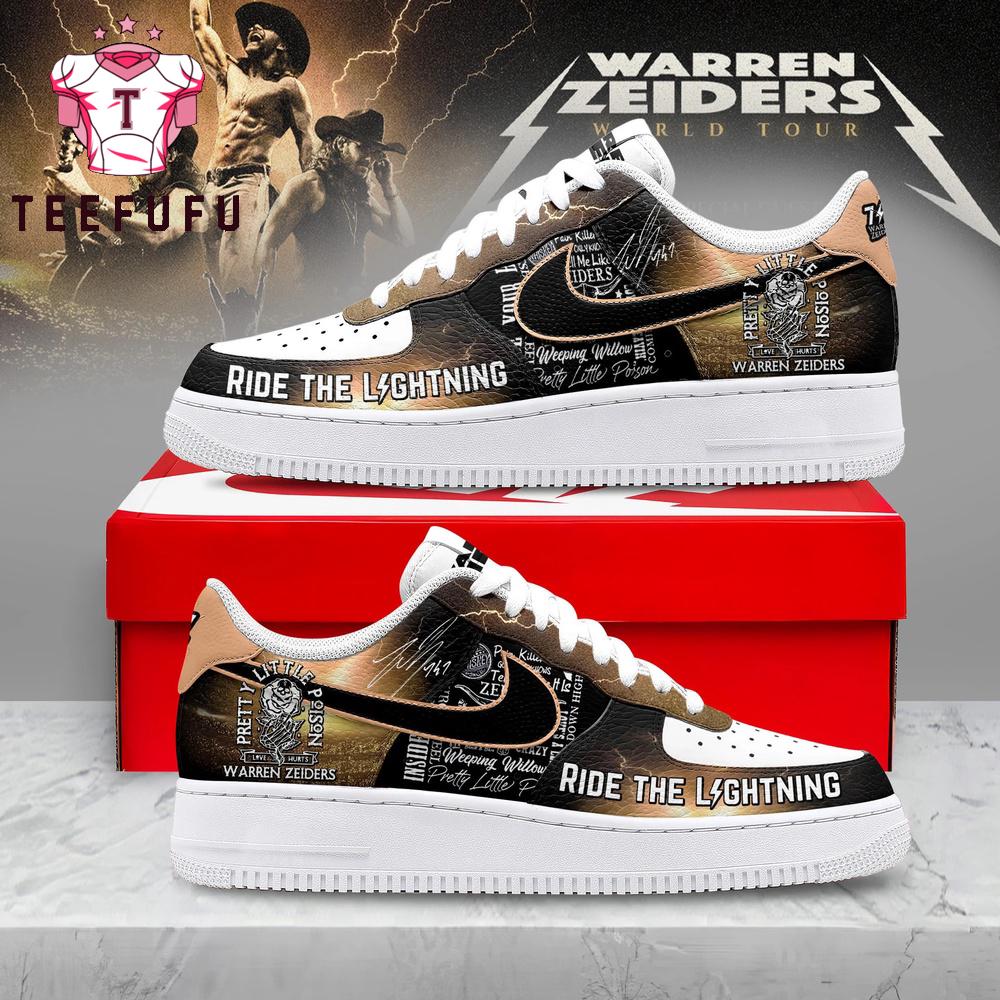 Warren Zeiders 2026 World Tour Air Force 1 Shoes Sneaker