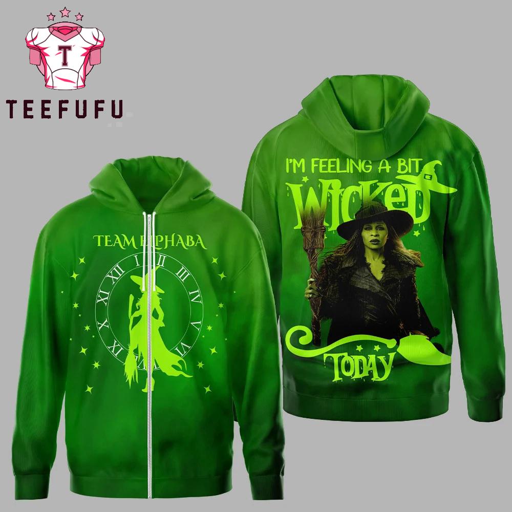 Wicked Team Elphaba 2026 Movies Hoodie