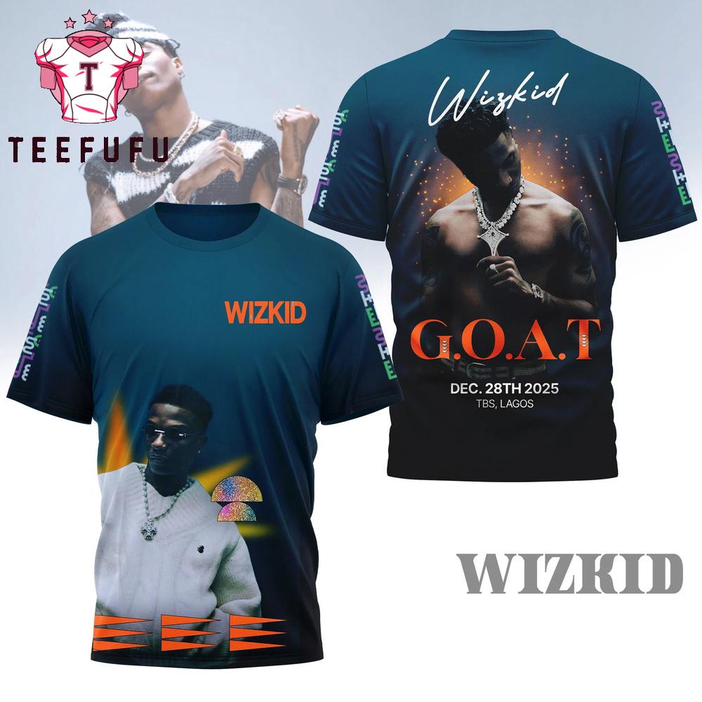 Wizkid GOAT Graphic Special New 3D Shirt