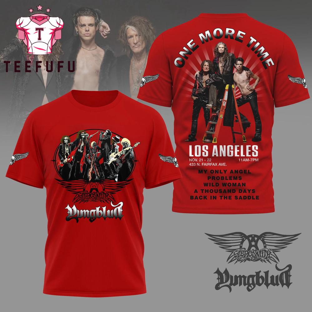 Yungblud One More Time Los Angeles 2026 White T Shirt